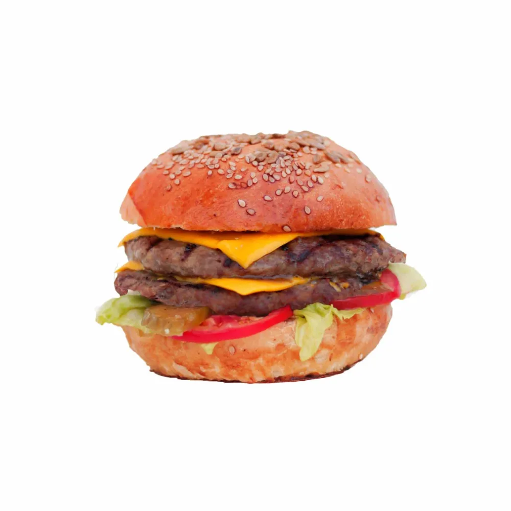 دوبل برگر (120 gr) در مکث برگر